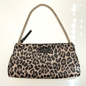 Kate Spade Leather Leopard Purse